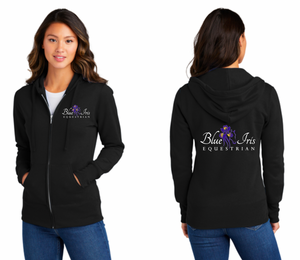 Blue Iris Equestrian - Core Fleece Full-Zip Hooded Sweatshirt