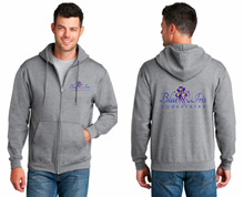 Load image into Gallery viewer, Blue Iris Equestrian - Core Fleece Full-Zip Hooded Sweatshirt