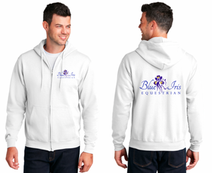 Blue Iris Equestrian - Core Fleece Full-Zip Hooded Sweatshirt