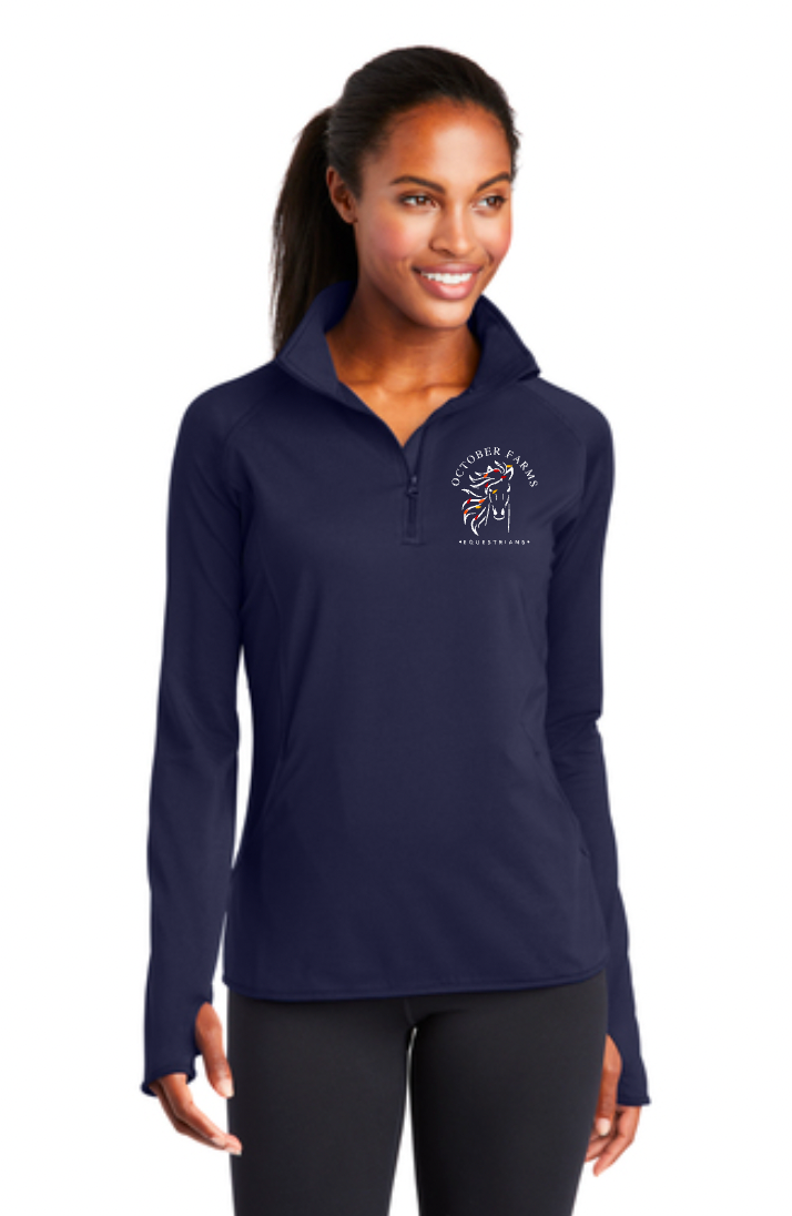 OFE - Sport-Tek® Ladies Sport-Wick® Stretch 1/4-Zip Pullover