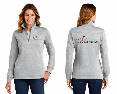 KM Equestrian - Sport-Tek® Ladies 1/4-Zip Sweatshirt
