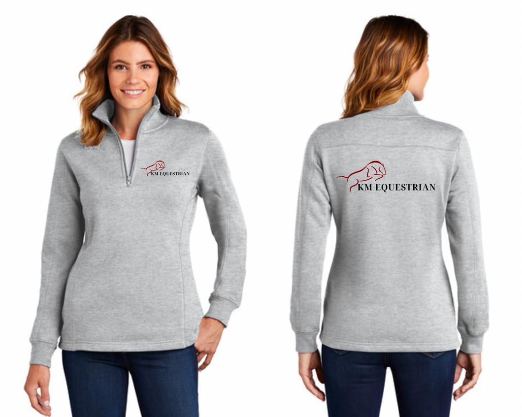 KM Equestrian - Sport-Tek® 1/4-Zip Sweatshirt