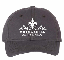 Load image into Gallery viewer, Willow Creek Farm - Classic Unstructured Baseball Cap (Small Fit &amp; Regular)