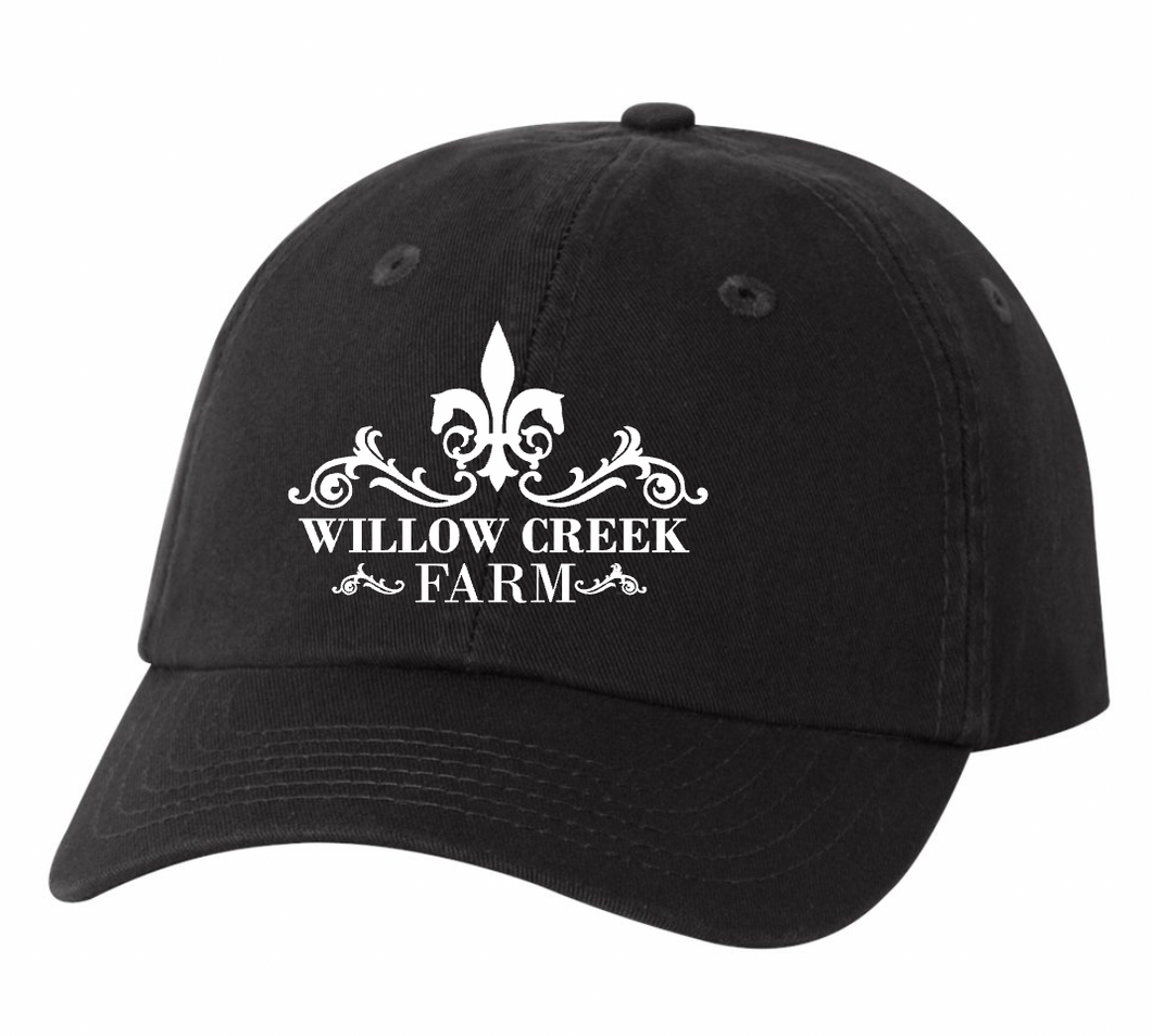 Willow Creek Farm - Classic Unstructured Baseball Cap (Small Fit & Regular)
