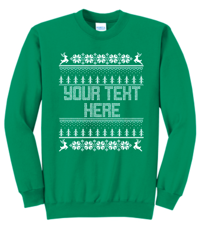 Holiday Ugly Sweater Sweatshirts