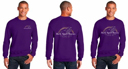 Heck Sport Horses - Gildan® - Heavy Blend™ Crewneck Sweatshirt