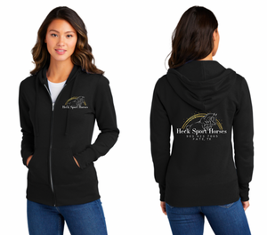 Heck Sport Horses - Port & Company® Core Fleece Full-Zip Hooded Sweatshirt