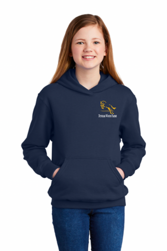 Dunham Woods Farms - Port & Company® Youth Core Fleece Pullover Hooded Sweatshirt