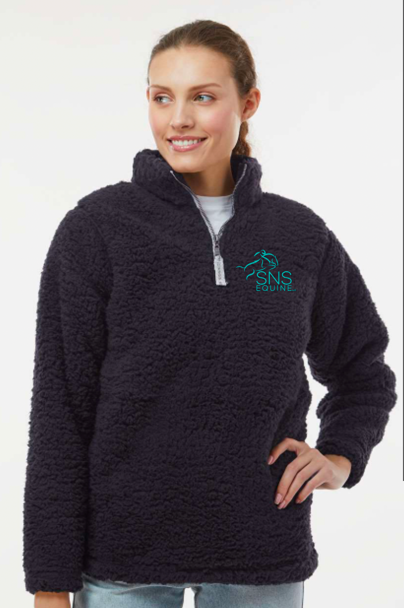 SNS Equine LLC - J. America - Women’s Epic Sherpa Quarter-Zip Pullover