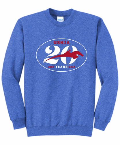 USHJA 20th Anniversary - Glidan Heavy Blend Crewneck Sweatshirt