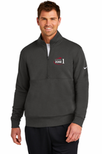 Load image into Gallery viewer, USHJA Zone - Nike Club Fleece Sleeve Swoosh 1/2-Zip