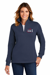 USHJA Zone - Sport-Tek® Ladies 1/4-Zip Sweatshirt