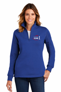 USHJA Zone - Sport-Tek® Ladies 1/4-Zip Sweatshirt