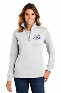 USHJA Zone - Sport-Tek® Ladies 1/4-Zip Sweatshirt