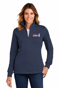 USHJA Zone - Sport-Tek® Ladies 1/4-Zip Sweatshirt