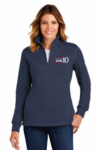 USHJA Zone - Sport-Tek® Ladies 1/4-Zip Sweatshirt