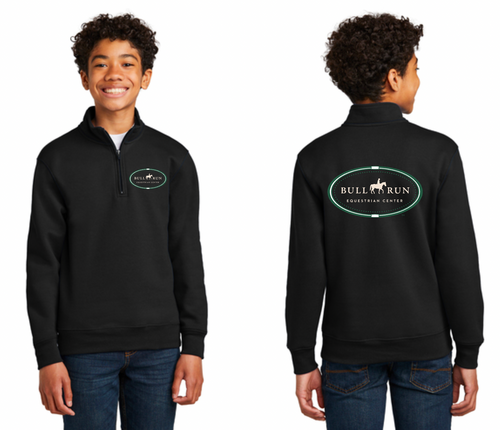 Bull Run Equestrian Center - Port & Company ® Youth Core Fleece 1/4-Zip Pullover Sweatshirt