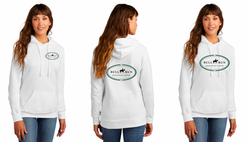 Bull Run Equestrian Center - Port & Company ® Ladies Core Fleece Pullover Hooded Sweatshirt - SCREEN PRINTED
