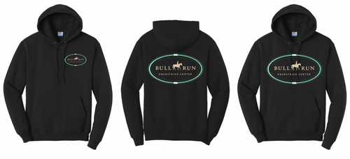 Bull Run Equestrian Center - Port & Company® Core Fleece Hooded Sweatshirt - SCREEN PRITNED