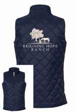 Load image into Gallery viewer, Reigning Hope Ranch - Weatherproof - Vintage Diamond Quilted Vest