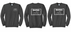 HorsePower Therapeutic Riding - Port & Company® Core Crewneck Sweatshirt (Adult & Youth)