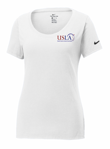 USLA - Nike Ladies Dri-FIT Cotton/Poly Scoop Neck Tee