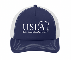 USLA - Port Authority® Low-Profile Snapback 5-Panel Trucker Cap