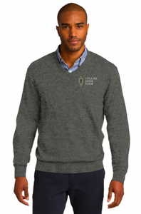 Cellar Door Farm - Port Authority® V-Neck Sweater (Ladies & Men's)