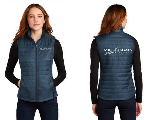 Mill-Again Stables - Port Authority® Packable Puffy Vest