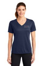 Load image into Gallery viewer, Legacy River Equestrian Center - Sport-Tek® Women&#39;s PosiCharge® RacerMesh® V-Neck Tee
