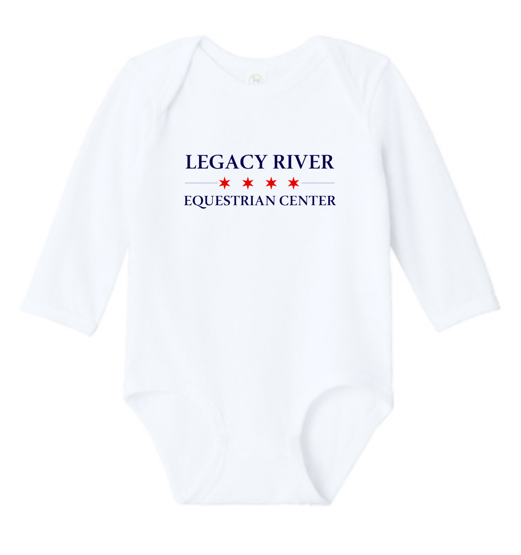 Legacy River Equestrian Center - Rabbit Skins™ Infant Long Sleeve Jersey Bodysuit