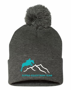 Sopris Equestrian Team - Sportsman - 12" Knit Beanie (POM & NO POM)