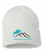 Load image into Gallery viewer, Sopris Equestrian Team - Sportsman - 12&quot; Knit Beanie (POM &amp; NO POM)