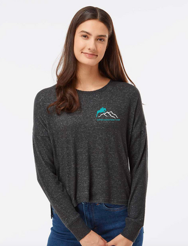 Sopris Equestrian Team - Boxercraft - Women's Cuddle Fleece Boxy Crewneck Pullover