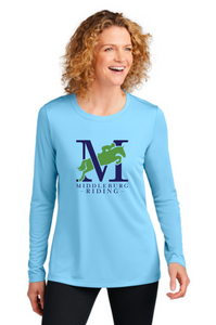 Middleburg Riding - Sport-Tek® Women's Posi-UV® Pro Long Sleeve - Screen Printed