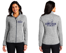 Load image into Gallery viewer, Cerulean Farms - Port Authority® Women&#39;s Sweater Fleece Jacket