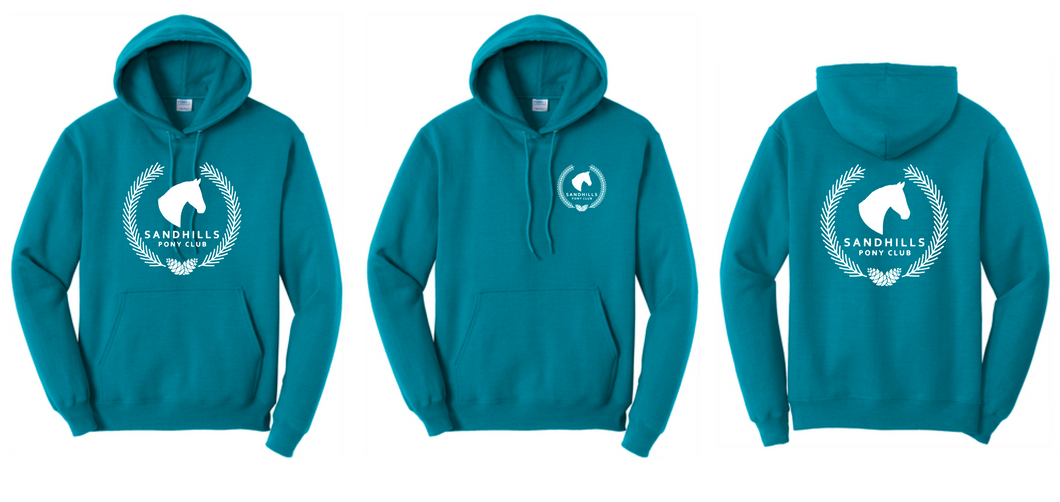 Sandhills Pony Club - Port & Company® Core Fleece Pullover Hooded Sweatshirt - Screen Printed