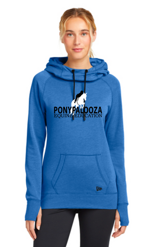 Pony Palooza - New Era® Women's Tri-Blend Fleece Pullover Hoodie