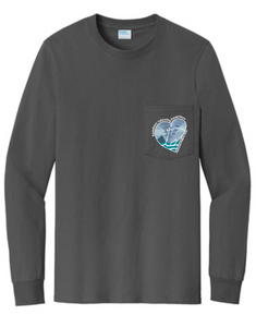 Hurricane Helene - Long Sleeve Essential Pocket Tee