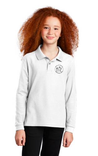 Hill-N-Dale Equestrian Center - Port Authority® Silk Touch™ Long Sleeve Polo (Men's, Ladies, Youth)