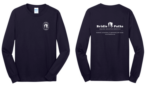 Bridle Paths - Port & Company® Long Sleeve Core Cotton Tee (Men's, Ladies, Youth)