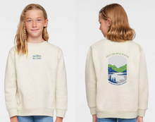 Load image into Gallery viewer, Hell or High Water -LAT - Youth Elevated Fleece Crewneck Sweatshirt