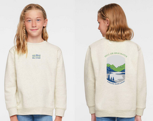 Hell or High Water -LAT - Youth Elevated Fleece Crewneck Sweatshirt