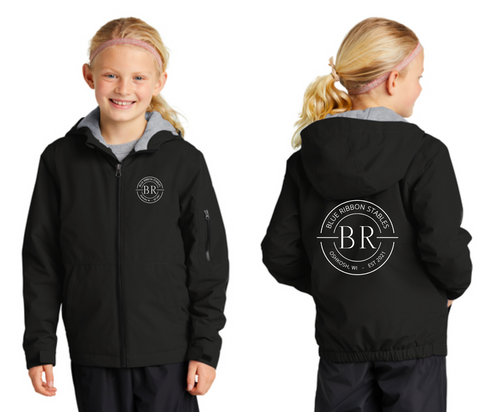 Blue Ribbon Stables - Sport-Tek® Youth Waterproof Insulated Jacket