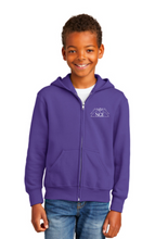 Load image into Gallery viewer, NCE Equestrian - Port &amp; Company® Core Fleece Full-Zip Hooded Sweatshirt (Men&#39;s, Ladies, Youth)