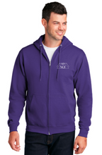 Load image into Gallery viewer, NCE Equestrian - Port &amp; Company® Core Fleece Full-Zip Hooded Sweatshirt (Men&#39;s, Ladies, Youth)