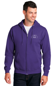 NCE Equestrian - Port & Company® Core Fleece Full-Zip Hooded Sweatshirt (Men's, Ladies, Youth)
