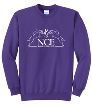 Load image into Gallery viewer, NCE Equestrian - Port &amp; Company® Core Crewneck Sweatshirt (Adult, Youth)