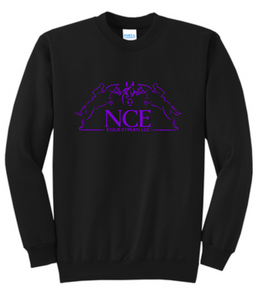 NCE Equestrian - Port & Company® Core Crewneck Sweatshirt (Adult, Youth)