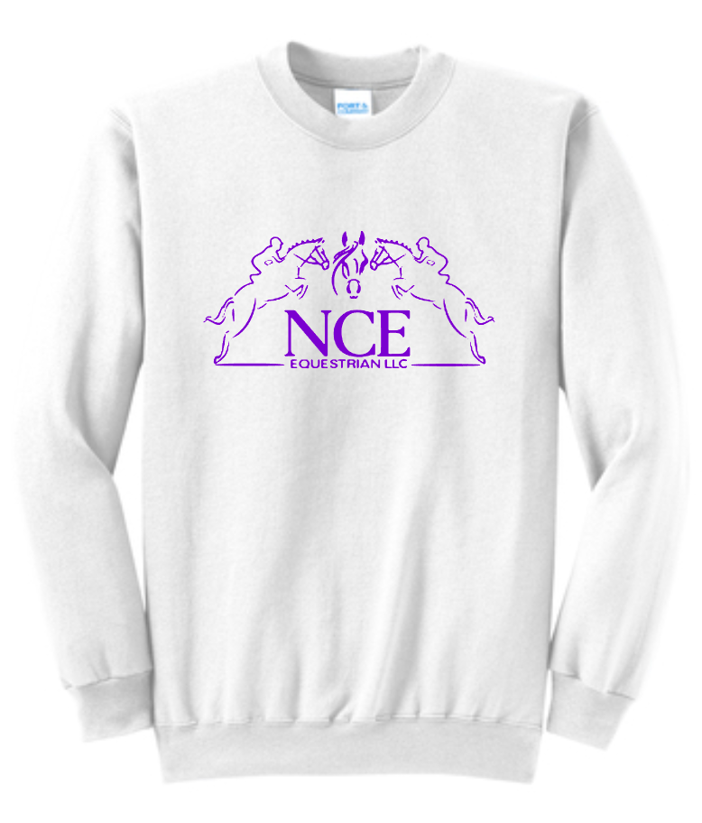 NCE Equestrian - Port & Company® Core Crewneck Sweatshirt (Adult, Youth)